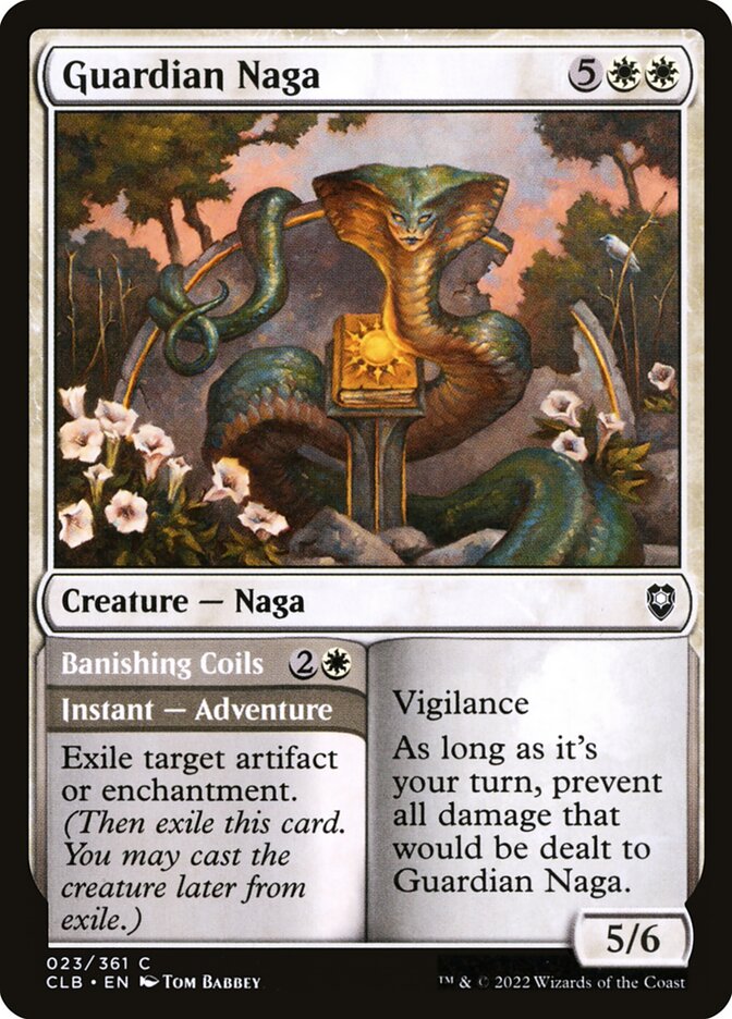 Guardian Naga // Banishing Coils