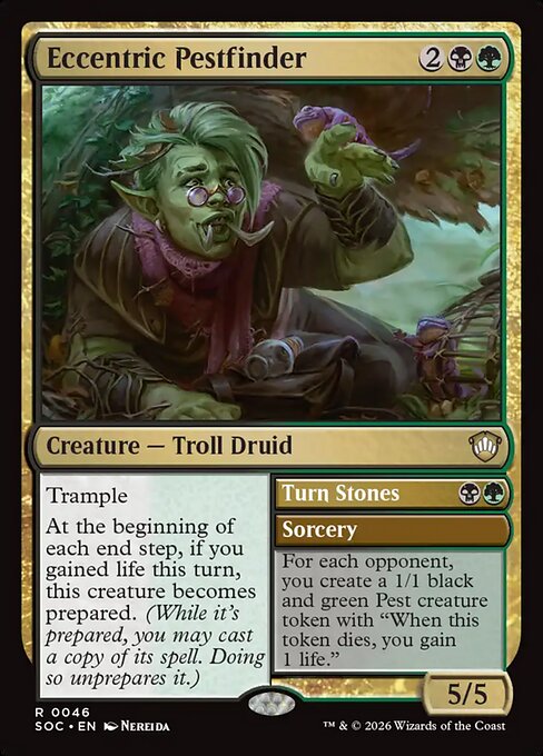 Eccentric Pestfinder // Turn Stones