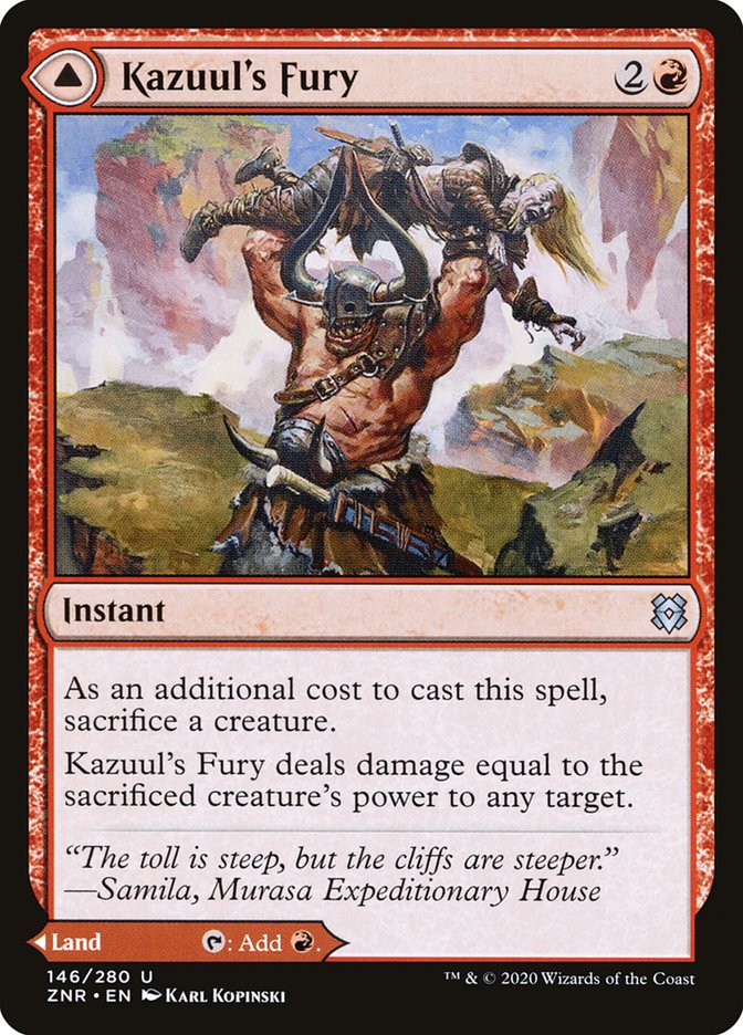 Kazuul's Fury // Kazuul's Cliffs
