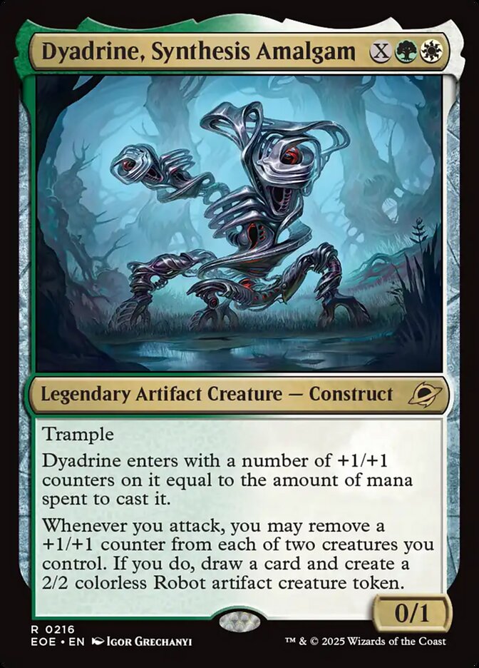 Dyadrine, Synthesis Amalgam