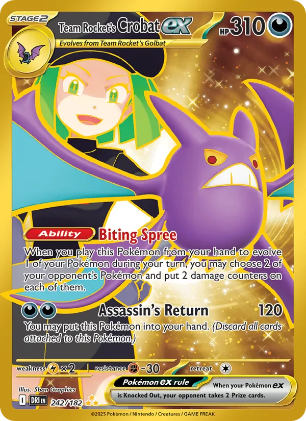 Team Rocket's Crobat ex