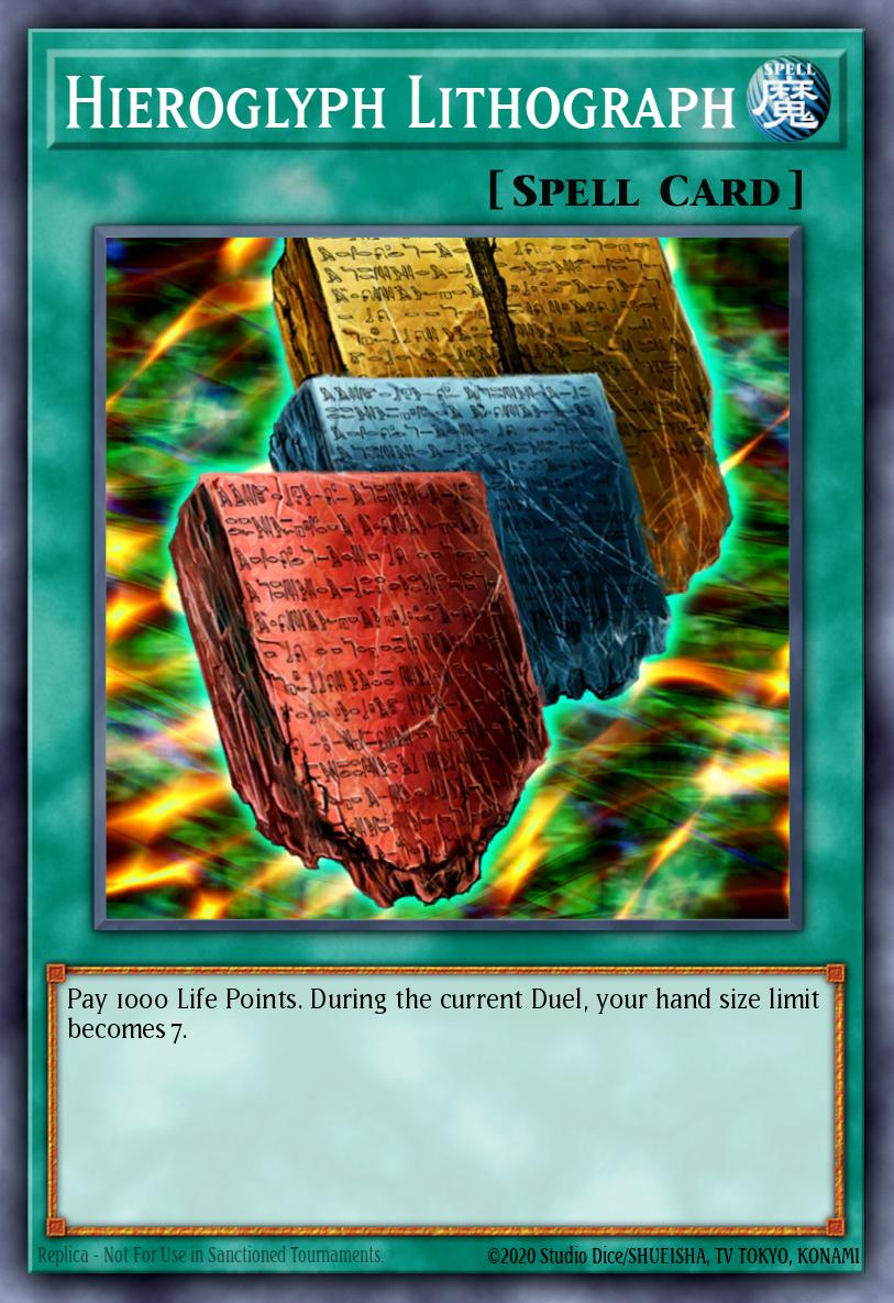 Hieroglyph Lithograph