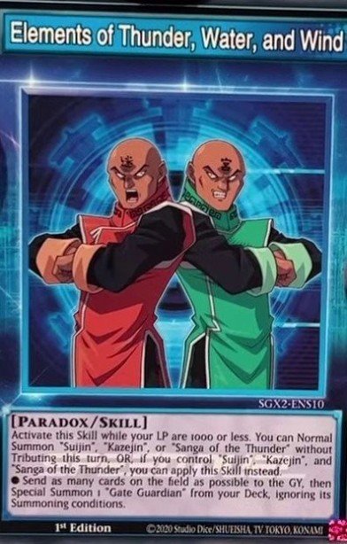 Elements of Thunder, Water, and Wind