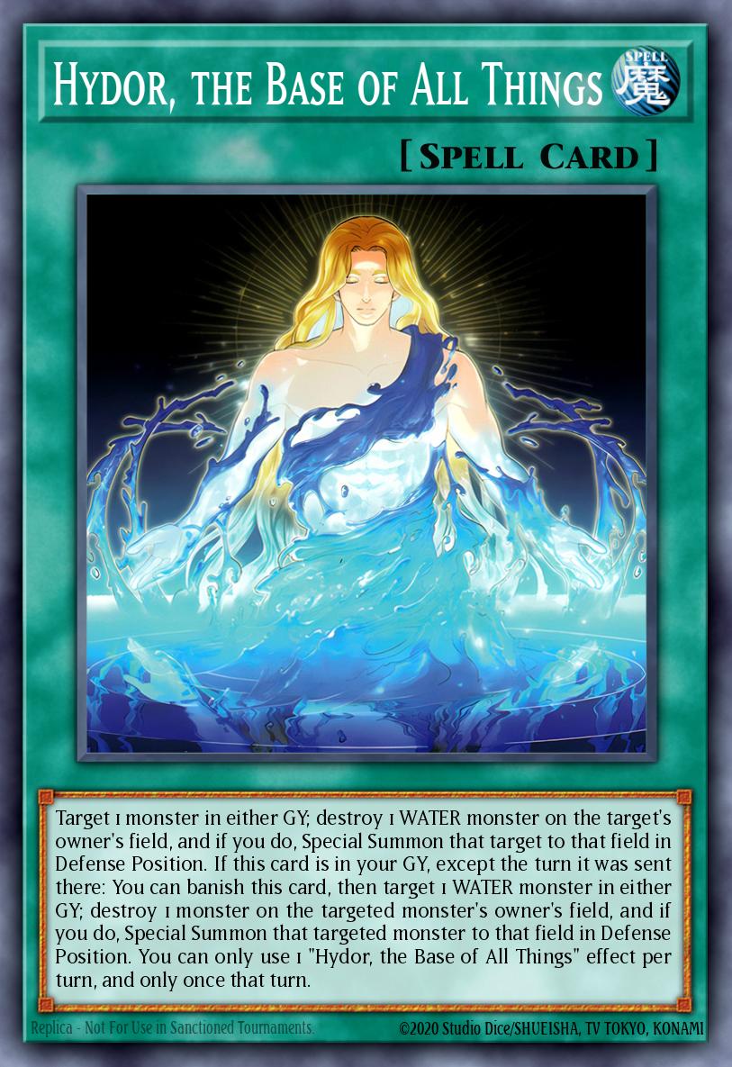 Hydor, the Base of All Things