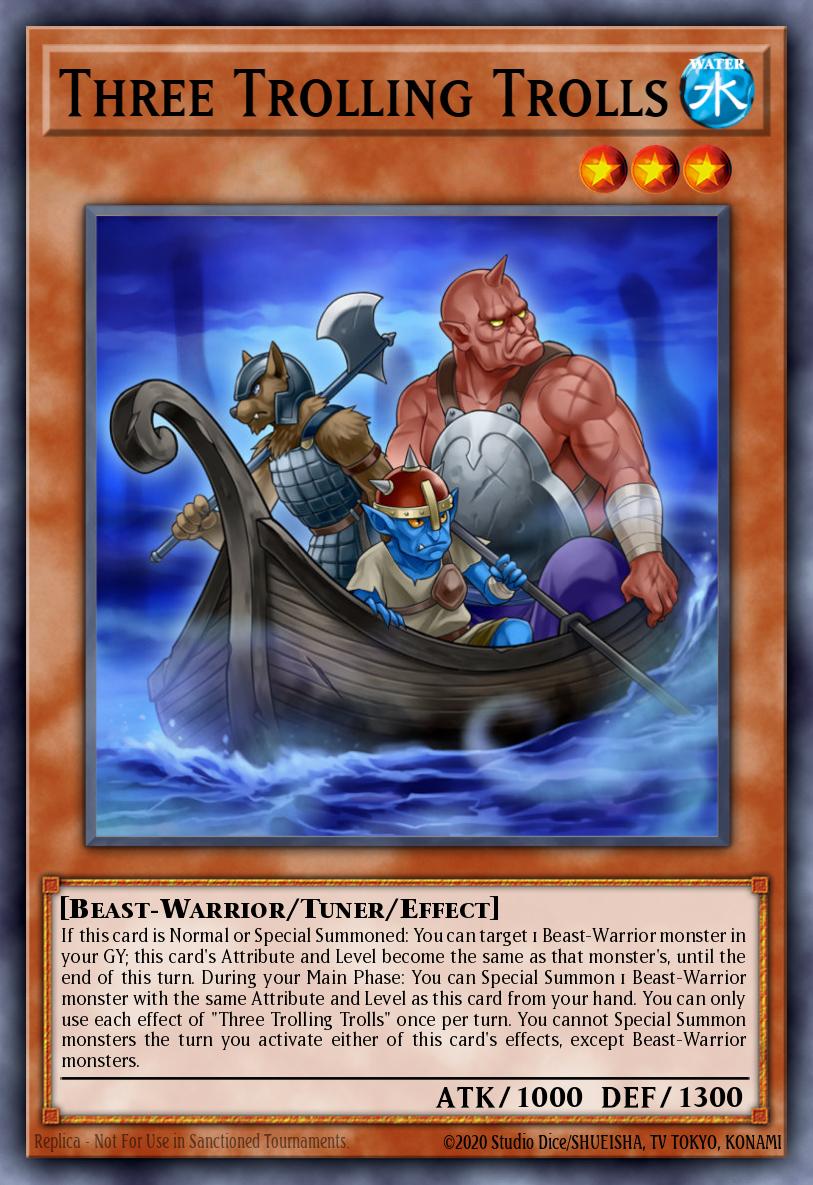 Three Trolling Trolls