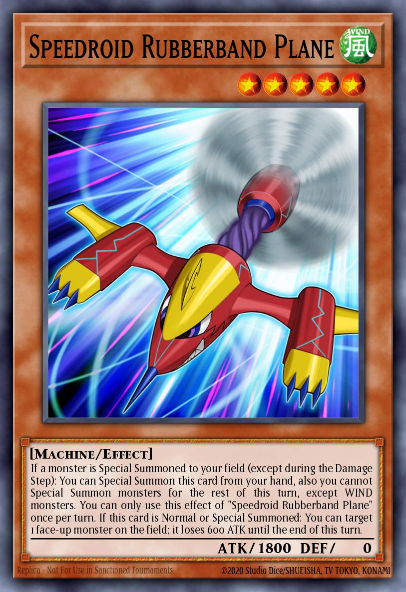 Speedroid Rubberband Plane
