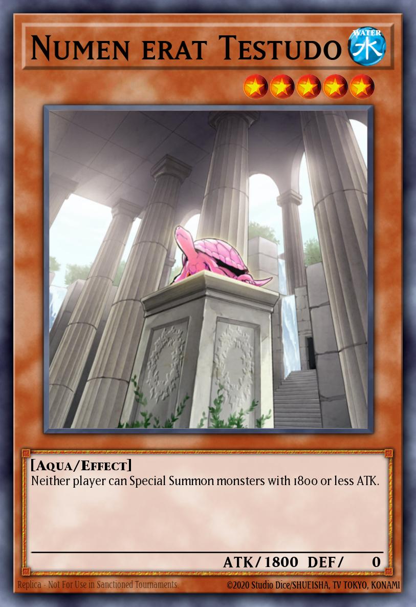 Numen erat Testudo