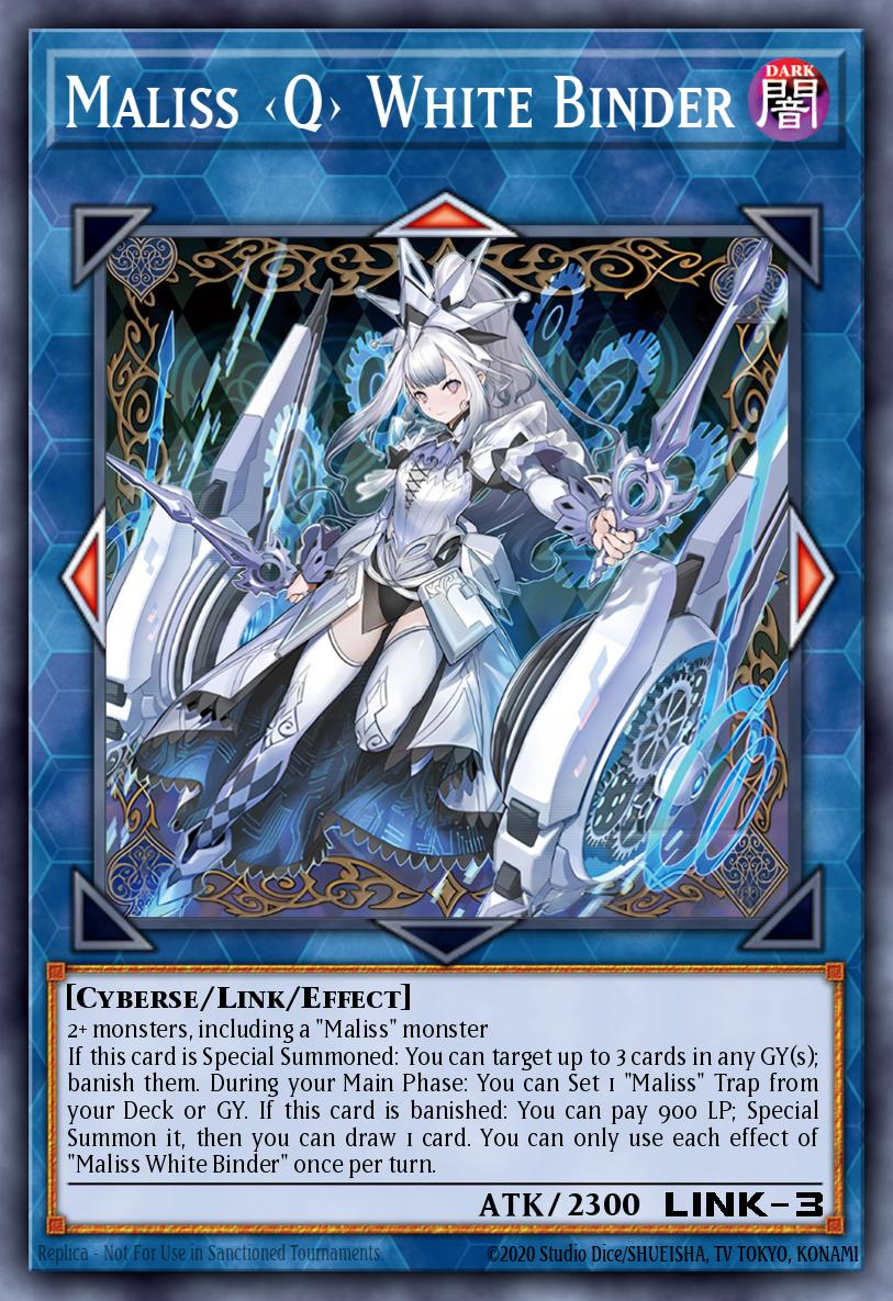 Maliss <Q> White Binder